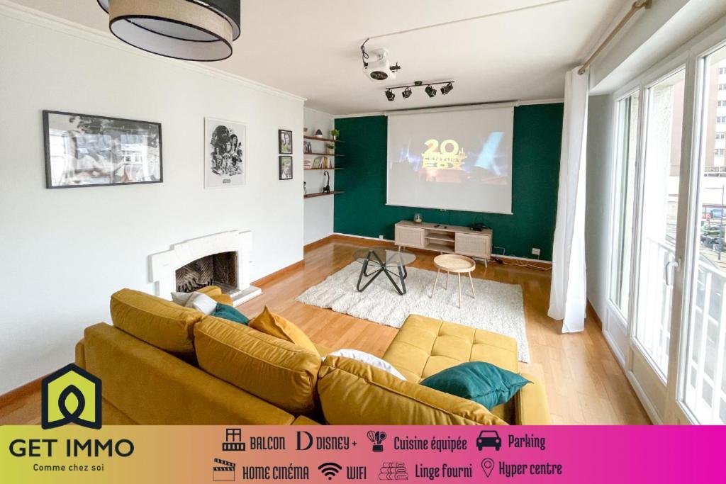 Cinema & Disney Avec Balcon & Parking En Hyper Centre 阿棉 外观 照片